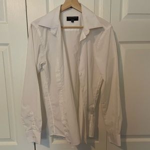 Mens White Dress Shirt